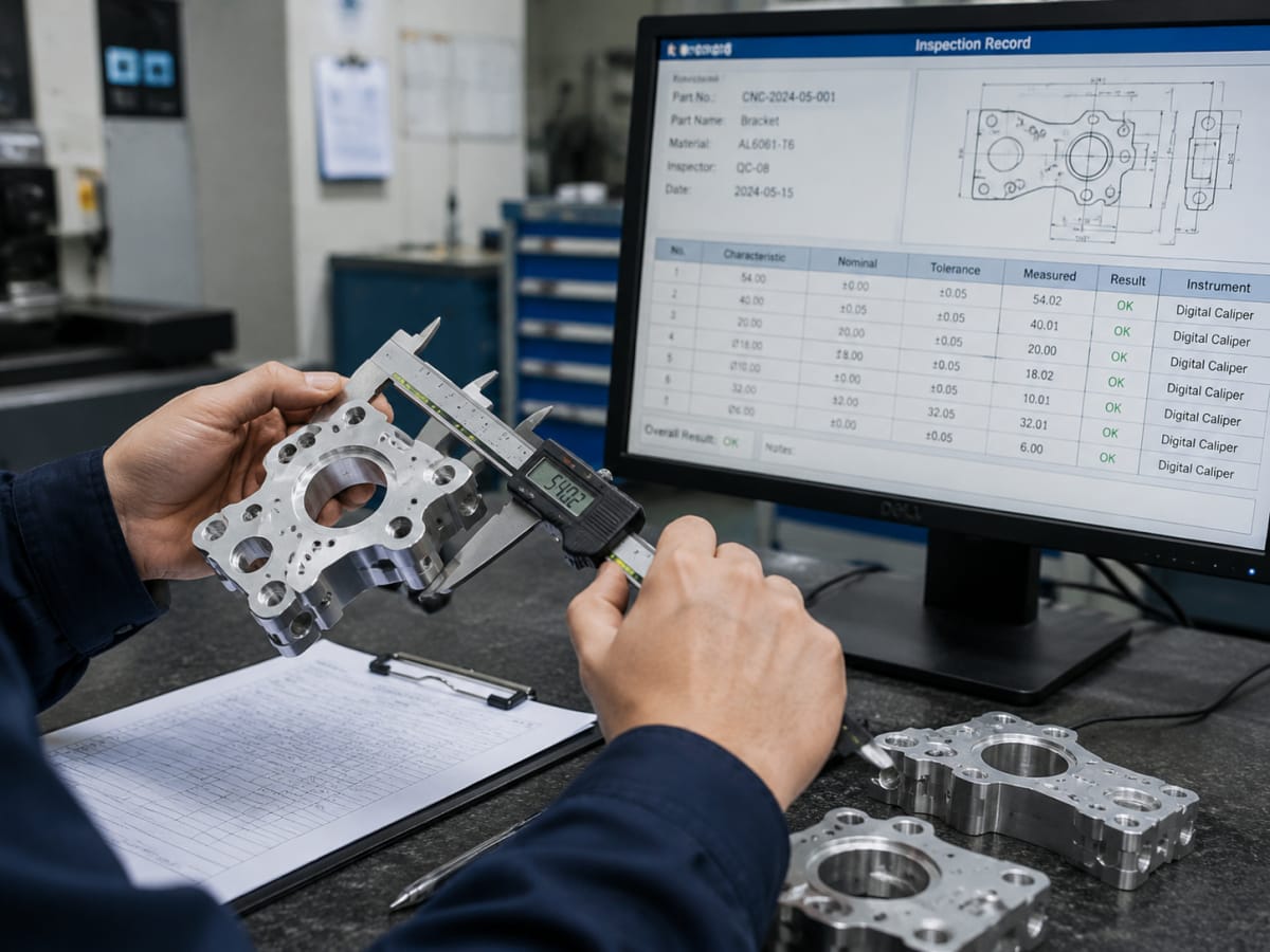 Insight 23 cnc dimensional inspection data recording process new